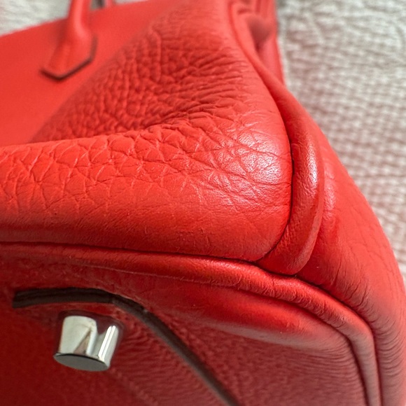 Hermes Birkin 35 Rouge Capuccine Togo SHW P◾️ - Picture 13 of 16